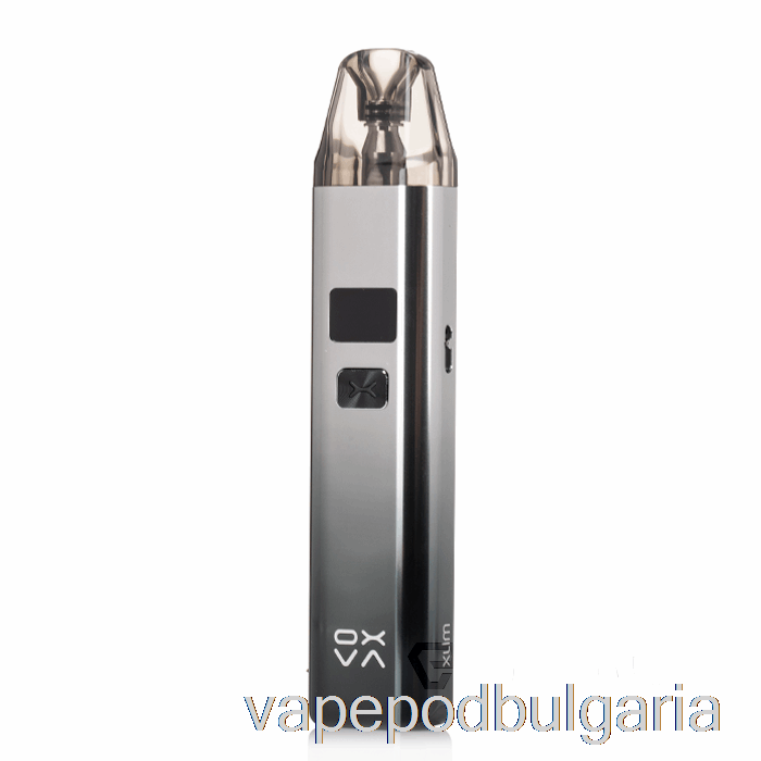 Vape 10000 Дръпки Oxva Xlim V2 25w Pod System Shiny Silver Black